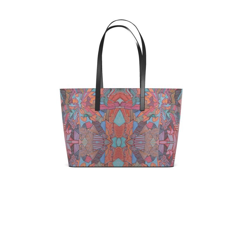 Ketema on leather kika tote