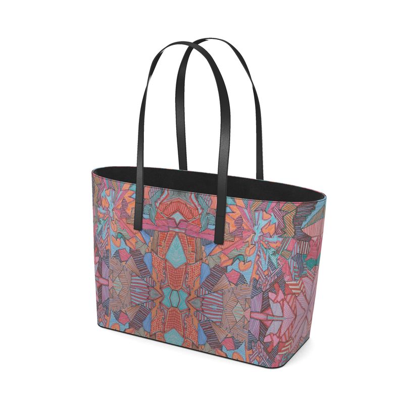 Ketema on leather kika tote