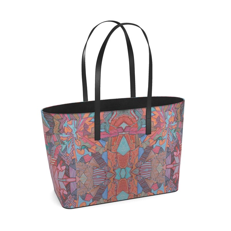 Ketema on leather kika tote