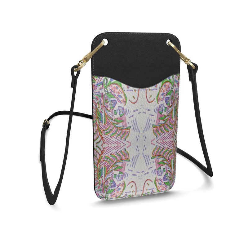 Wegene leather phone case with strap