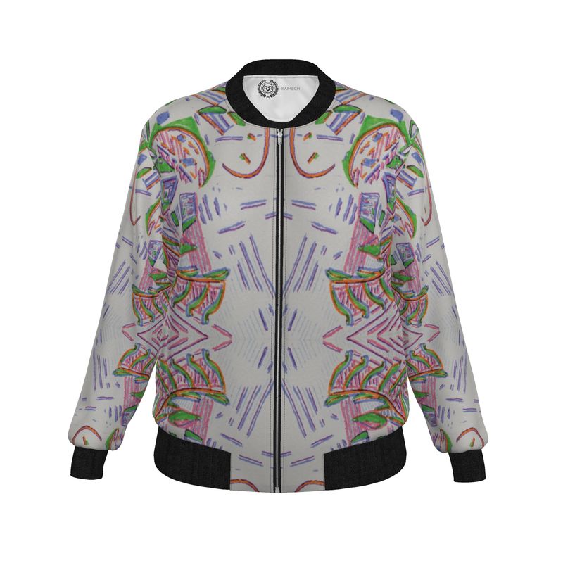 Wegene on ladies bomber jacket