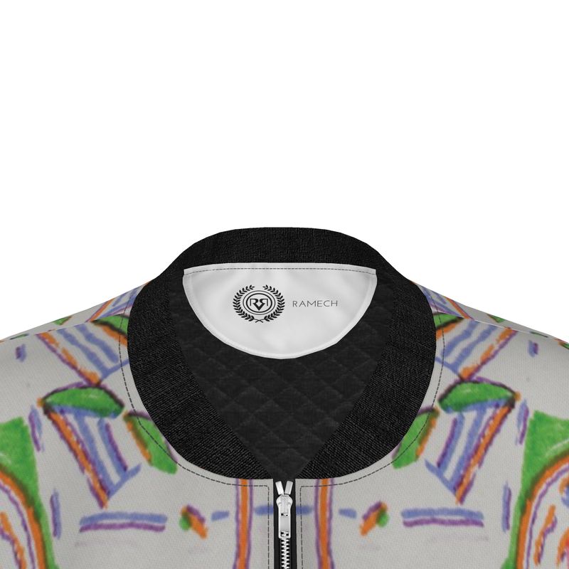 Wegene on ladies bomber jacket