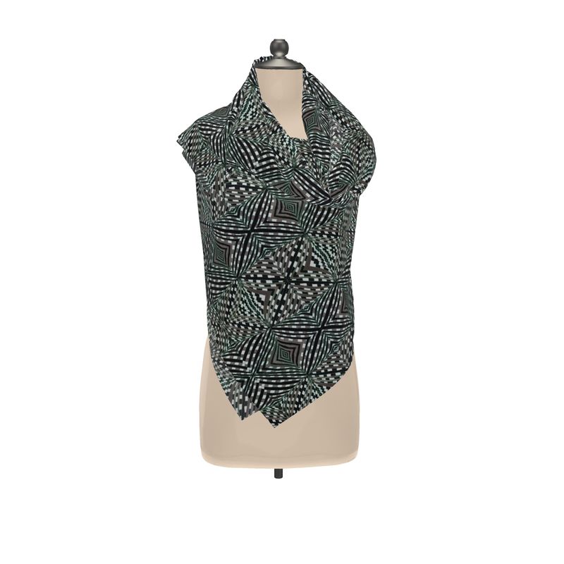 Enqoqelsh  on silk wrap or shawl