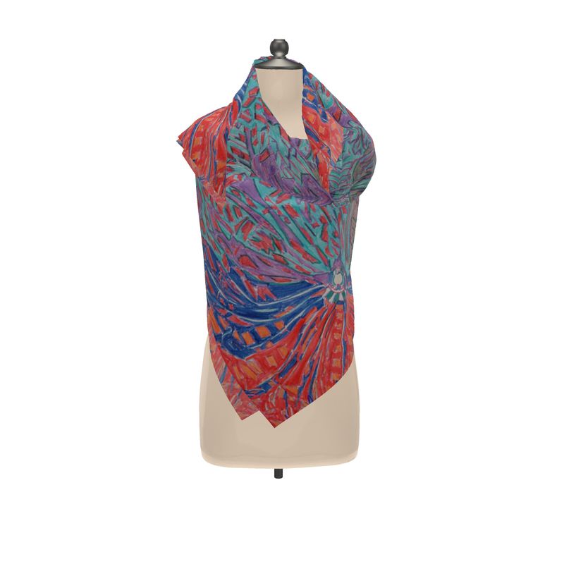 Birabiro silk wrap or shawl