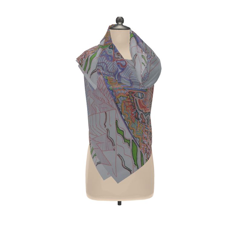 Guzo silk wrap or shawl