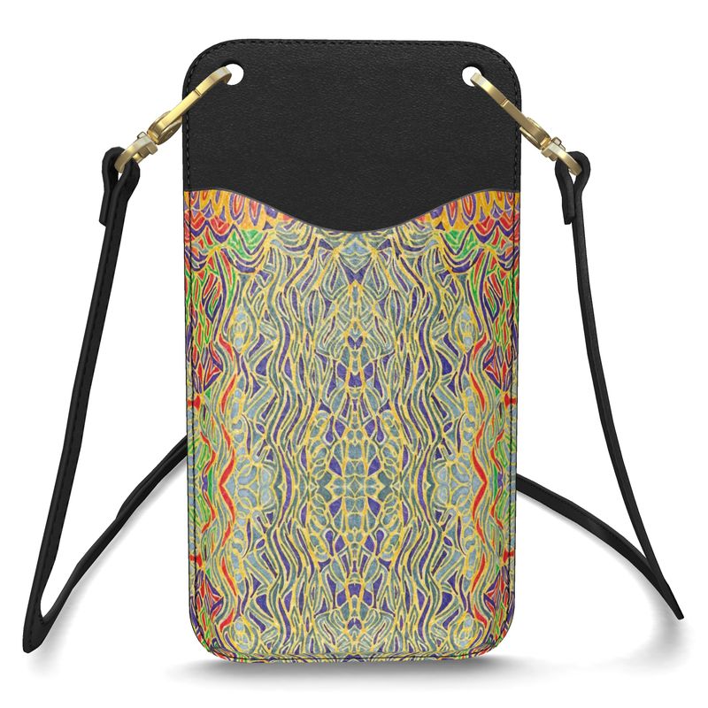 Esat on leather phone case with strap